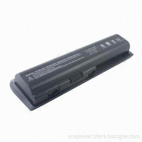 Laptop Battery, 6 Cells Replacement for HP DV4, 4,400mAh, Black Color
